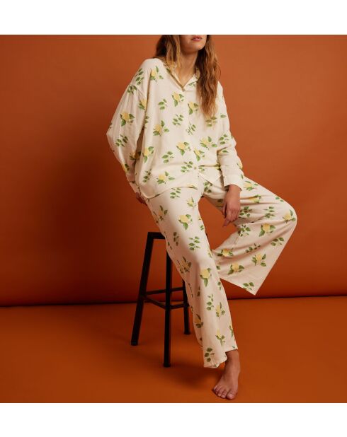 Pantalon Citron écru