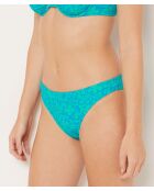 Manzania Standard-Bikinihose mit blauem Hintergrunddruck