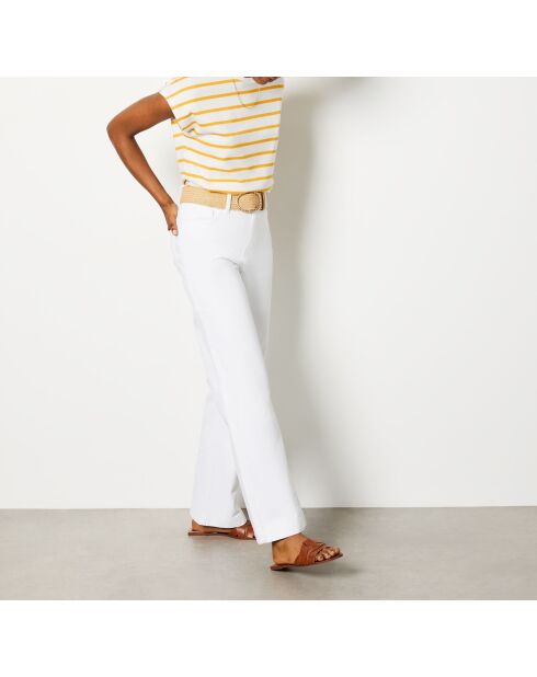 Gelbes gestreiftes T-Shirt Cilino