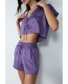 Maila short met veelkleurige print