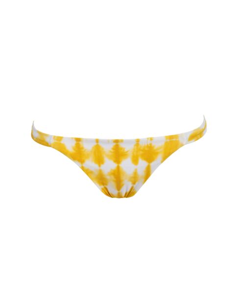 Dye Ocre klassiek bikinibroekje met striksluiting