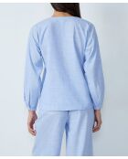 Himmelblaues Indianerhemd