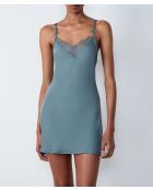 Nilgrünes Brillance-Nachthemd