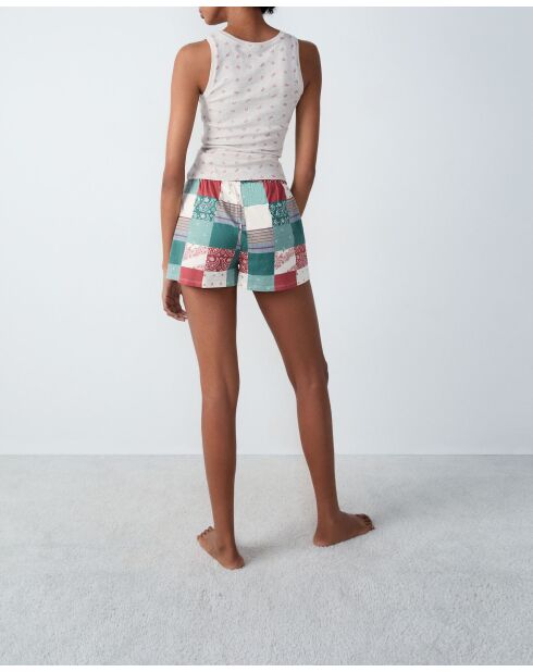 Short Bedford multicolore