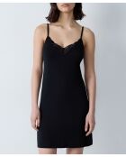 Josephine schwarzes Nachthemd