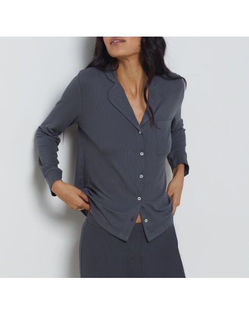 Anthrazitfarbenes Asuka-Shirt