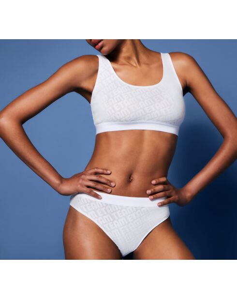 Sujetador blanco con aros Capsule Asana