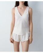 Camiseta sin mangas Ecru Impulsion