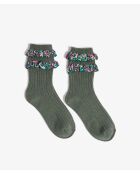 Nilgrüne Wana-Socken