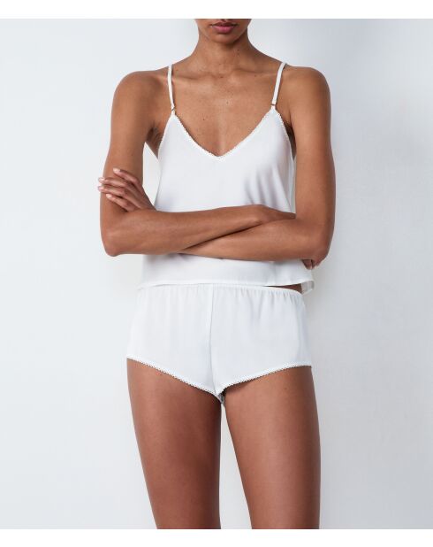 Set cadeau - Pyjama deux pièces Sussie blanc