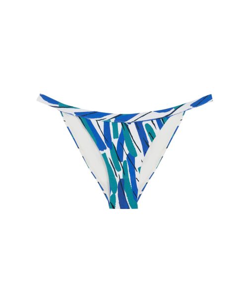 Braguita de bikini Malibu Classic con estampado azul y verde