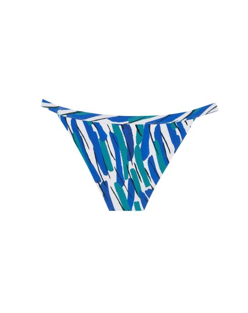Braguita de bikini Malibu Classic con estampado azul y verde