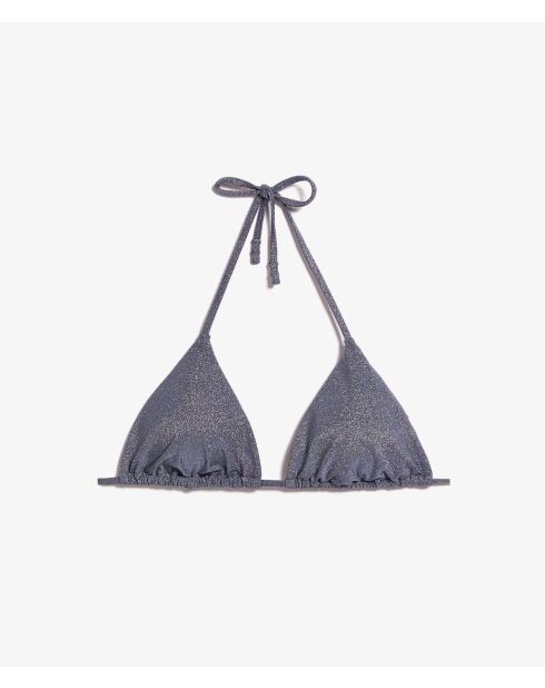 Sambaia hellgrauer BH ohne Dreiecksbügel und ohne Schale