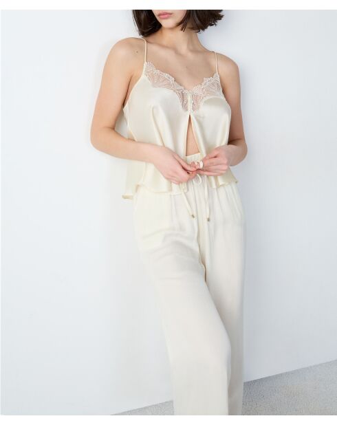 Lichtgele broek Cheeta