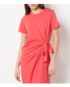 Lachsfarbenes pfirsichfarbenes Kleid Suzette