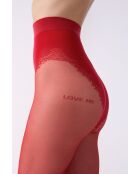 Collant rosso Jeanne