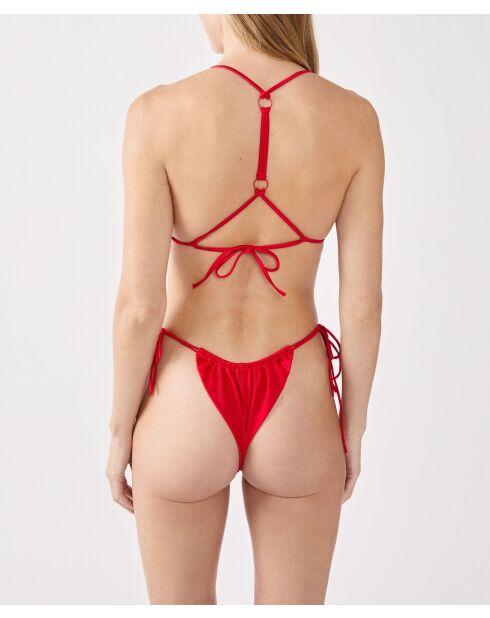 Braguitas de bikini brasileñas Ficelle Negara rojas