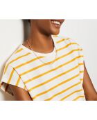 Gelbes gestreiftes T-Shirt Cilino