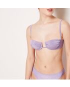 Soutien-gorge classique avec armature et sans coque Sambaia parme