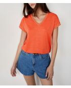 Orangefarbenes Jules T-Shirt