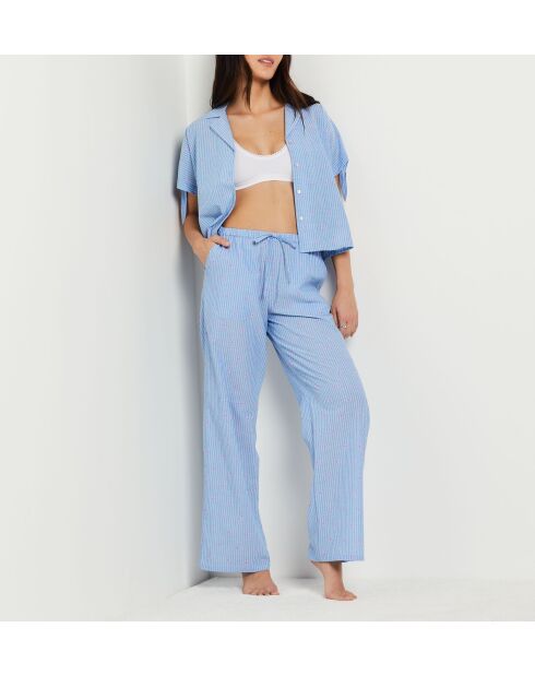 Pantalon Begonia bleu