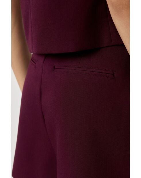 Nueva falda corta Eva cassis