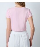 T-shirt Gargi rosa cipria