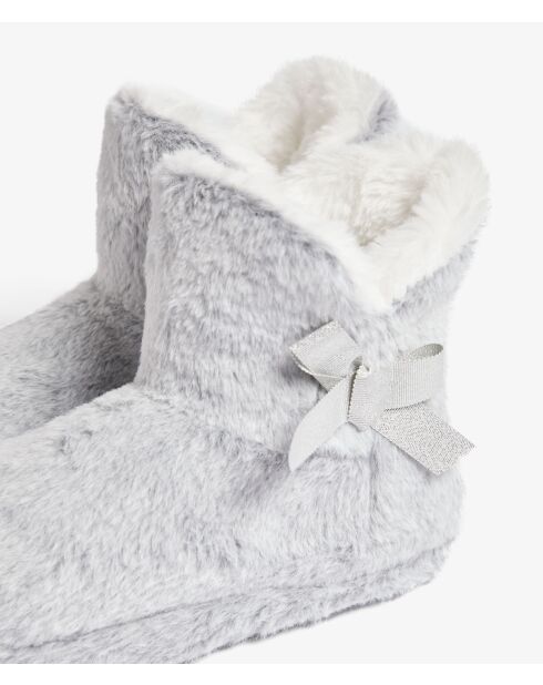 Noemie hellgraue Stiefel