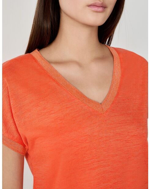 Orangefarbenes Jules T-Shirt