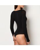 Warm Light schwarzer einteiliger Bügelbody