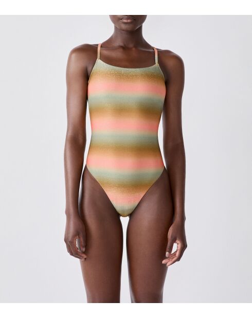 Bañador Geode de 1 pieza con aros y almohadilla extraíble multicolor