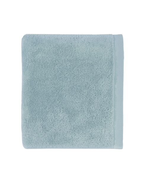 Essential Badetuch aus gekämmter Bio-Baumwolle, einfarbig, Islandblau - 60x100 cm