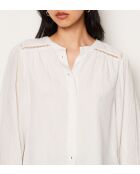 Ecru hemd Christine