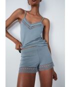 Nilgrüne Albane-Shorts