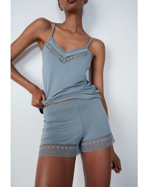 Nilgrüne Albane-Shorts