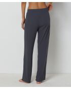 Antracietkleurige broek Asuka