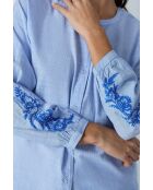 Himmelblaues Indianerhemd