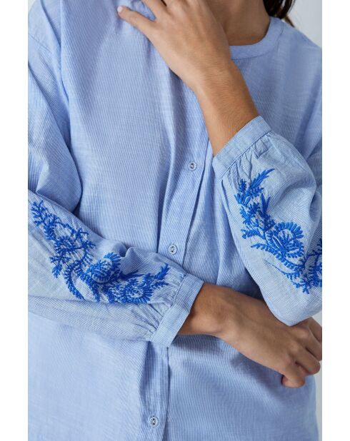 Himmelblaues Indianerhemd