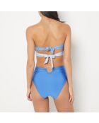 Rumba blauw bikinibroekje met hoge taille