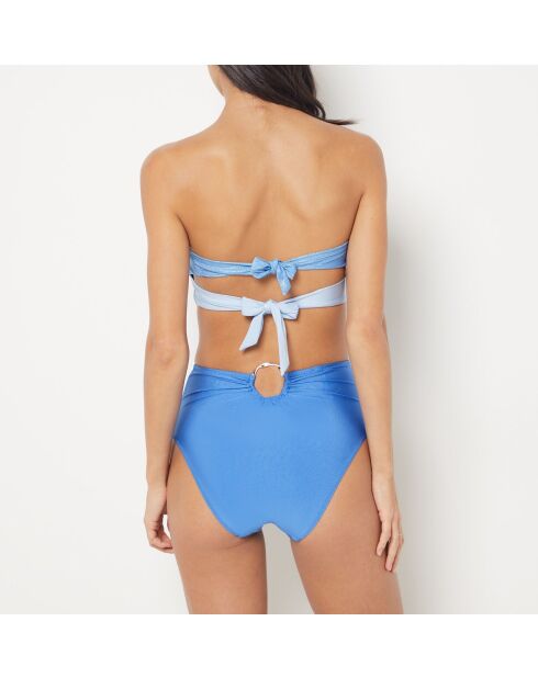 Rumba blauw bikinibroekje met hoge taille