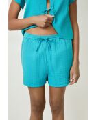 Erin duck blauwe korte broek