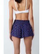 Beryl-short met veelkleurige print