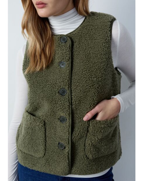 Veste Jean Kaki olive