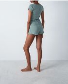 T-shirt met kaki olijfgroen van Pollin