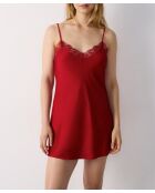 Camicia da notte rossa Desire