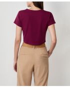 T-shirt Gargi prugna