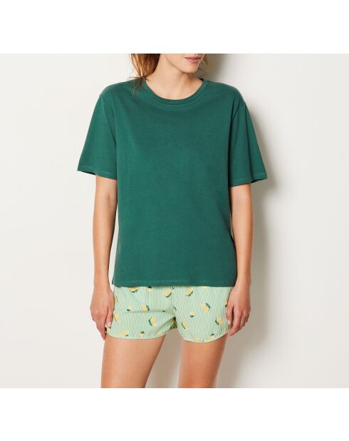 Carolle tannengrünes T-Shirt