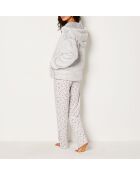 Pigiama a tre pezzi grigio Germin