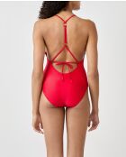 Negara Fushia einteiliger Badeanzug