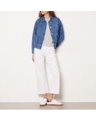 Dali jas met blauwgroene print